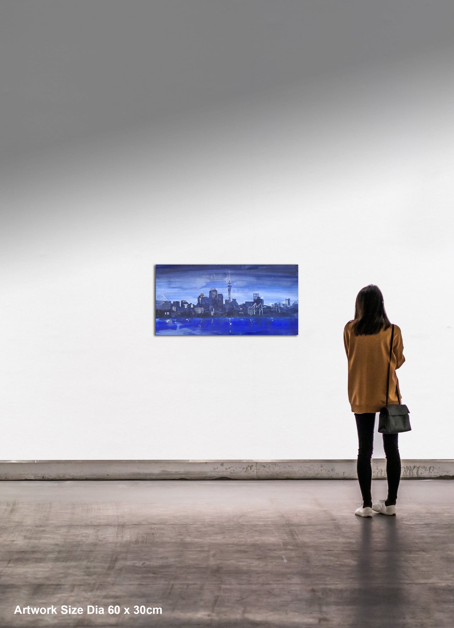 Night time City Scape Original Artwork