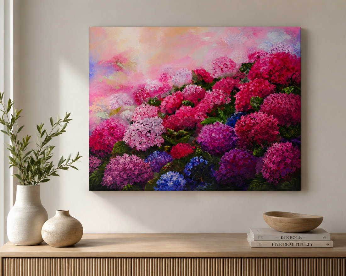 There is sometimes great emotion in letting go of a painting.