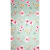 Green and pink flower scarf 