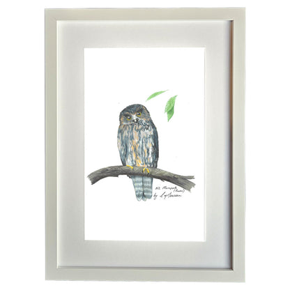 Morepork Print A3