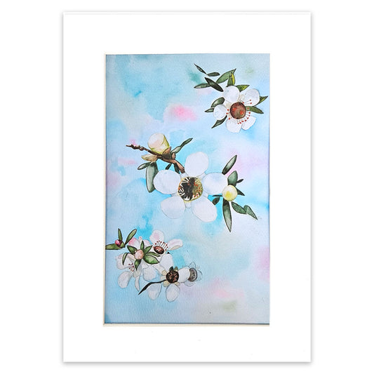 White Manuka painting