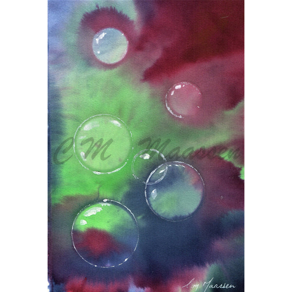 Bubbles Card by Christina Maassen 
