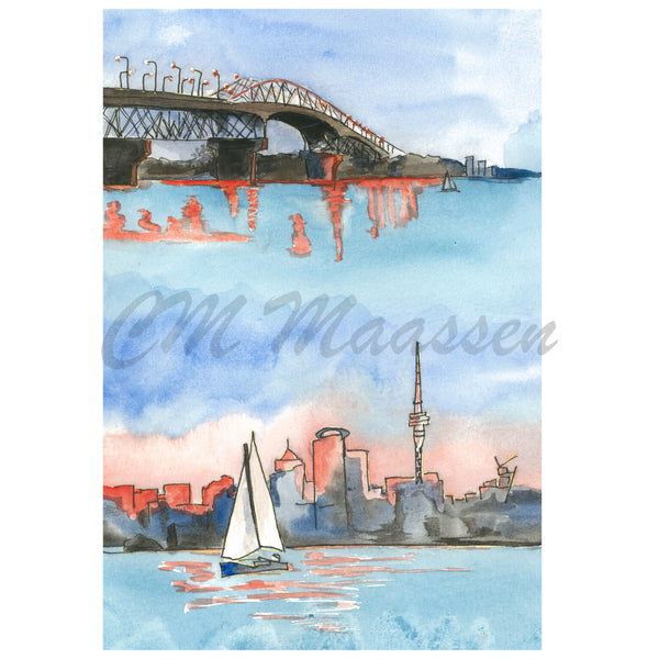 Auckland Inspired Greetings Card