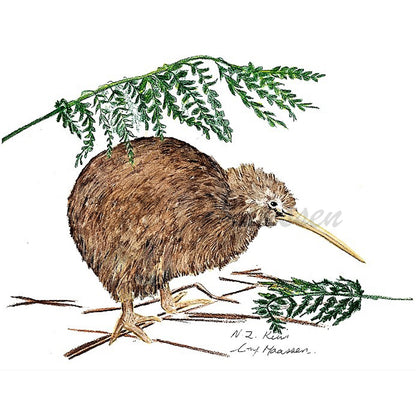 Kiwi Print by Christina Maassen 