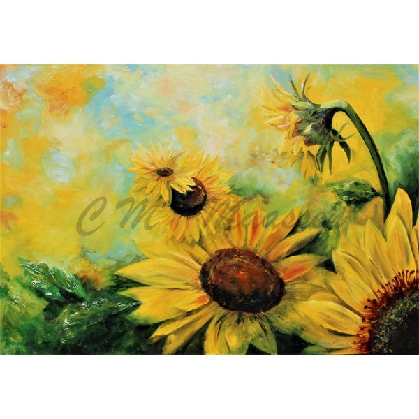 Sunflowers Cards by Christina Maassen 