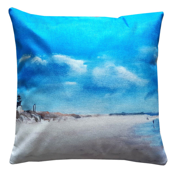 Ruakaka beach print cushion cover