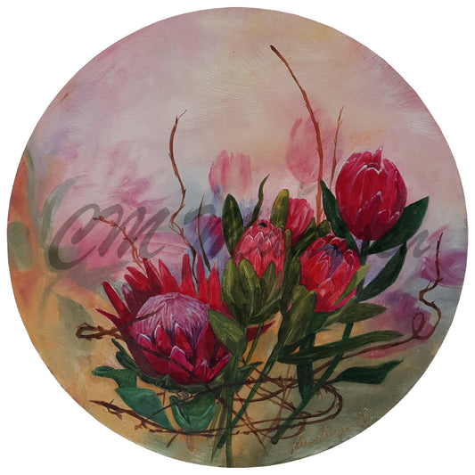 Twisted Bunch original Artwork by Christina Maassen